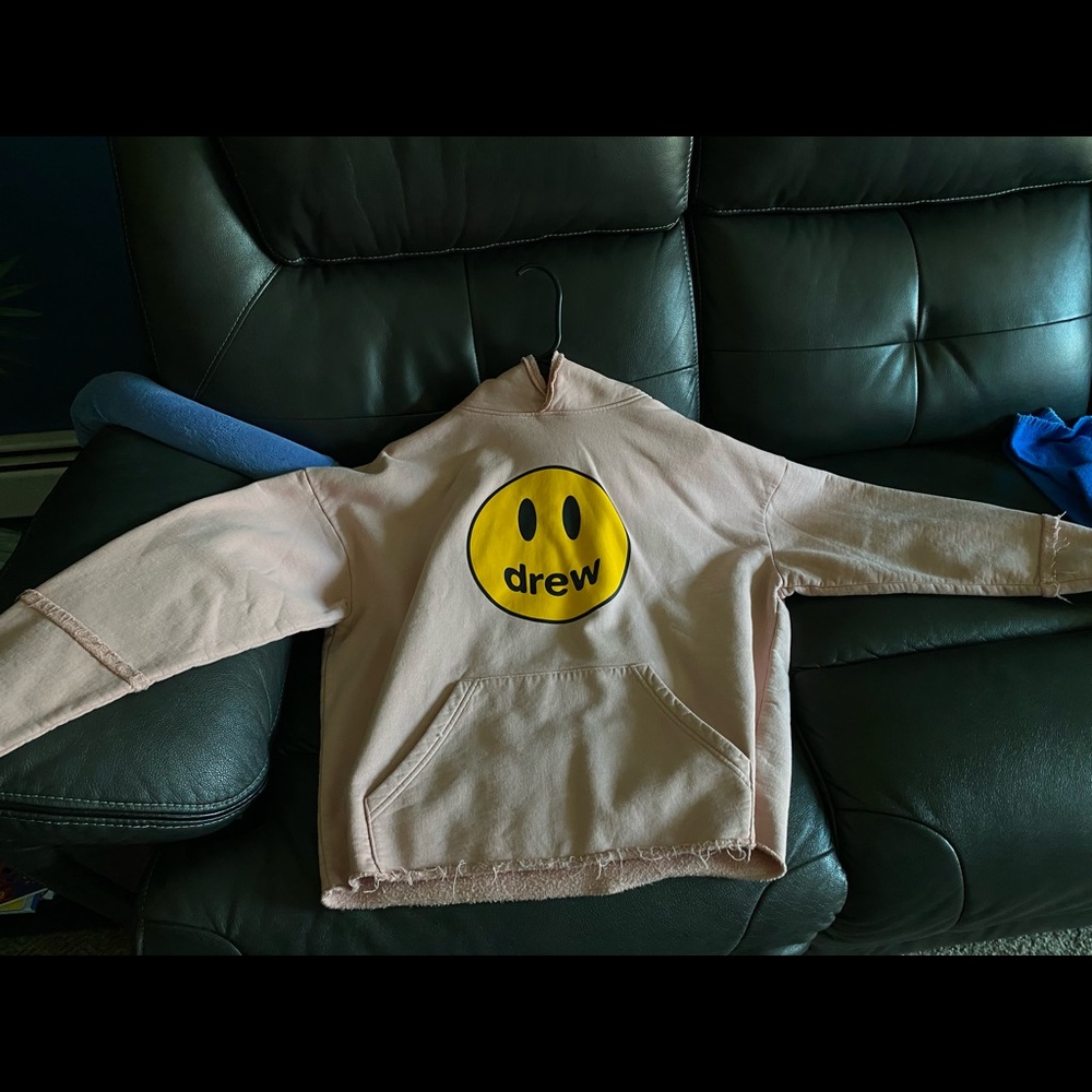 Drew House Deconstructed Hoodie Pink